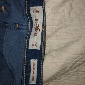 low rise jean legging style Hollister jeans